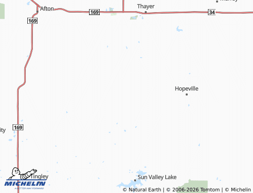 Mappa MICHELIN Pleasant - ViaMichelin