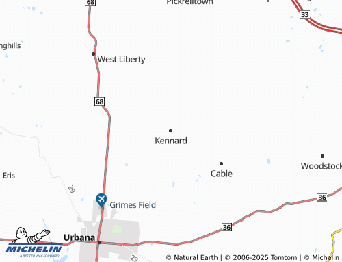 MICHELIN Kennard map - ViaMichelin