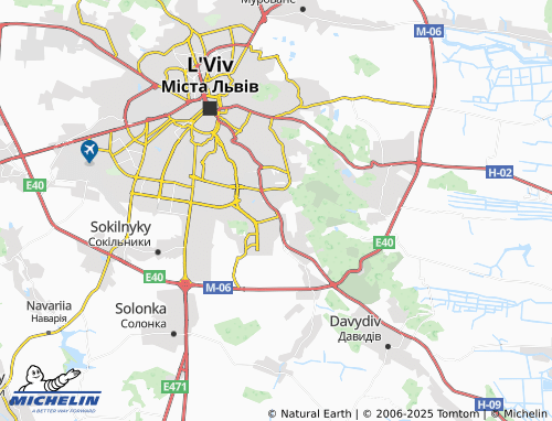 MICHELIN Sykhivskyi map - ViaMichelin