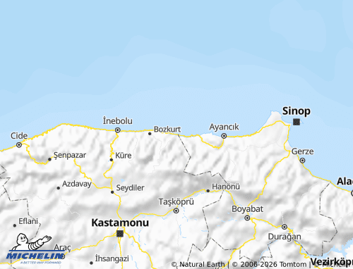 MICHELIN Çatalzeytin map - ViaMichelin
