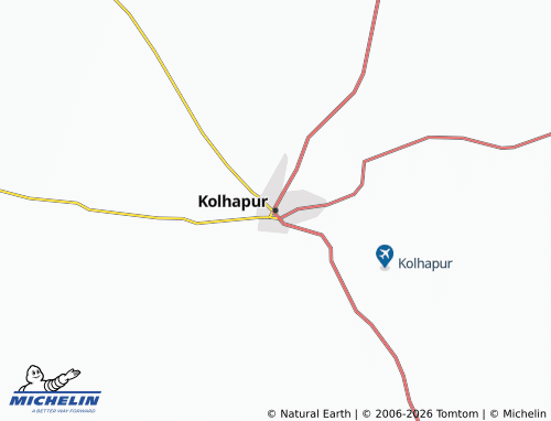 Carte MICHELIN Kolhapur - ViaMichelin