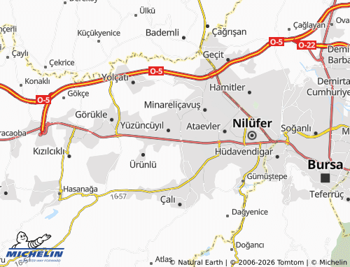 Mapa MICHELIN 29 Ekim - ViaMichelin