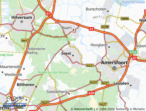 Kaart MICHELIN Soest - ViaMichelin