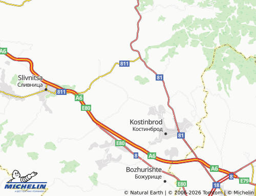 Mappa MICHELIN Petarch - ViaMichelin