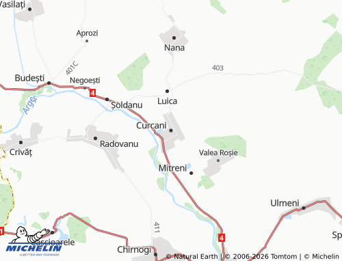 MICHELIN Curcani map - ViaMichelin