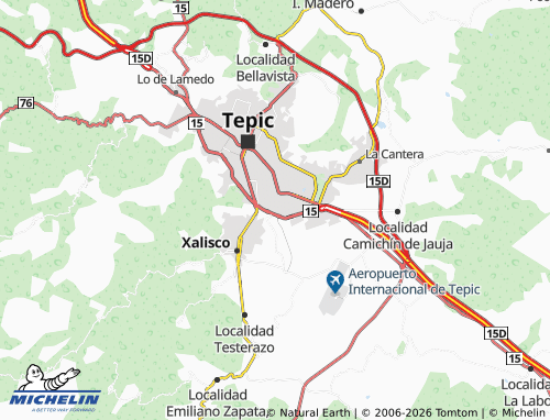 Kaart MICHELIN Unión Popular - ViaMichelin