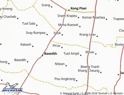 MICHELIN Ph'av map - ViaMichelin