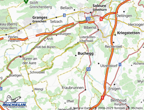 MICHELIN-Landkarte Brügglen - ViaMichelin