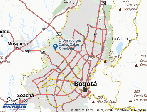 MICHELIN Boyacá map - ViaMichelin