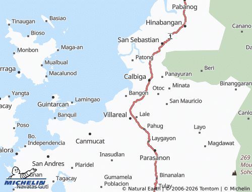 MICHELIN Bangon map - ViaMichelin