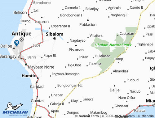 MICHELIN Initan map - ViaMichelin