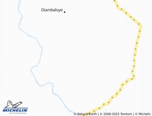 MICHELIN Madina Foulbé map - ViaMichelin