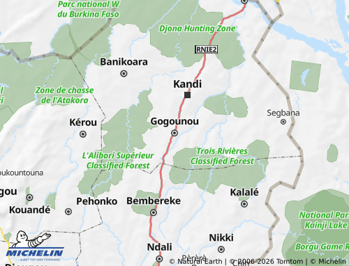 Mappa MICHELIN Gogounou - ViaMichelin