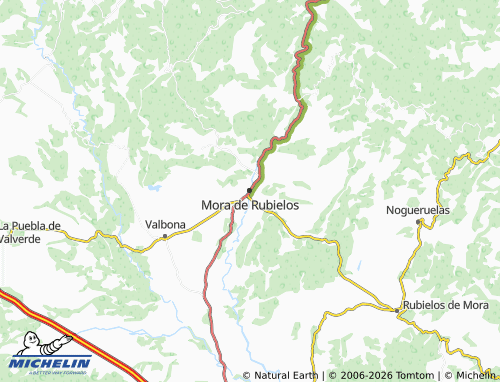 Kaart MICHELIN Mora de Rubielos - ViaMichelin
