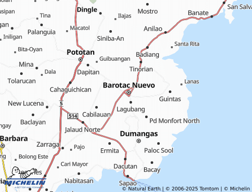 MICHELIN Tabuc-Suba map - ViaMichelin