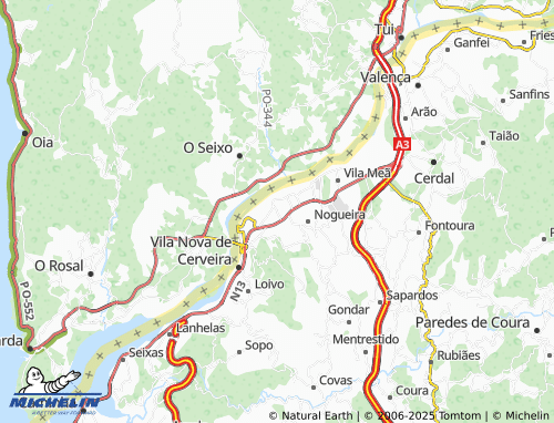 MICHELIN Cavaleiras map - ViaMichelin