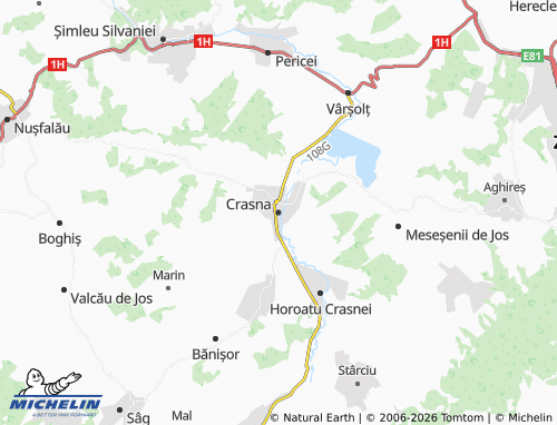 Mapa MICHELIN Crasna - ViaMichelin