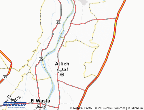 MICHELIN-Landkarte Kafr al-Wasileen - ViaMichelin