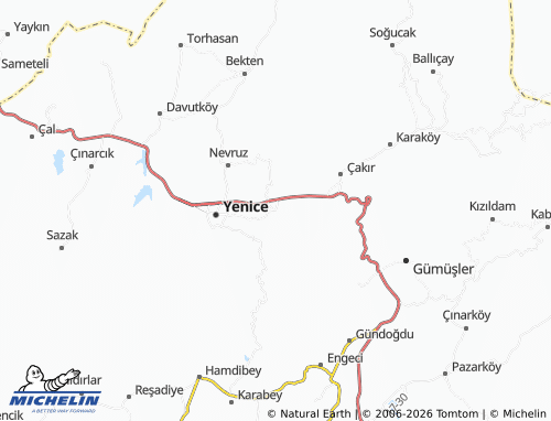 MICHELIN Seyvan map - ViaMichelin