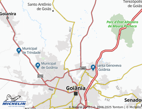 MICHELIN Residencial Antônio Barbosa map - ViaMichelin