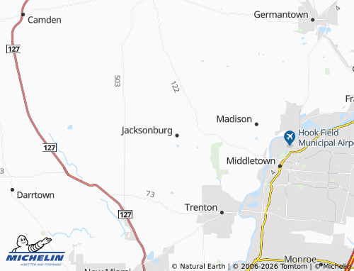 Mappa MICHELIN Jacksonburg - ViaMichelin