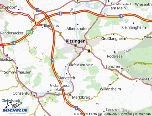 MICHELIN Hohenfeld map - ViaMichelin
