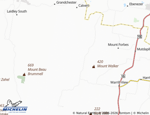 Mapa MICHELIN Mount Walker West - ViaMichelin