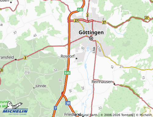 MICHELIN Rosdorf map - ViaMichelin