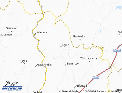 Mappa MICHELIN Eşme - ViaMichelin