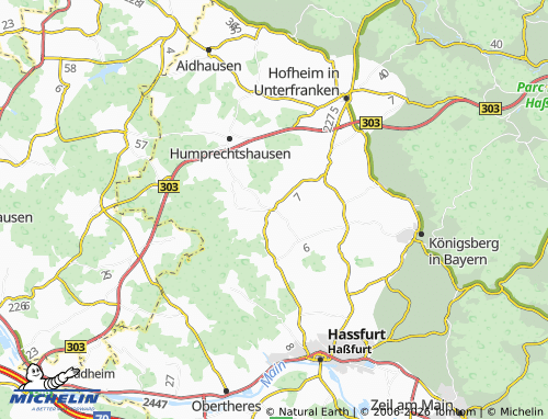 MICHELIN Mechenried map - ViaMichelin