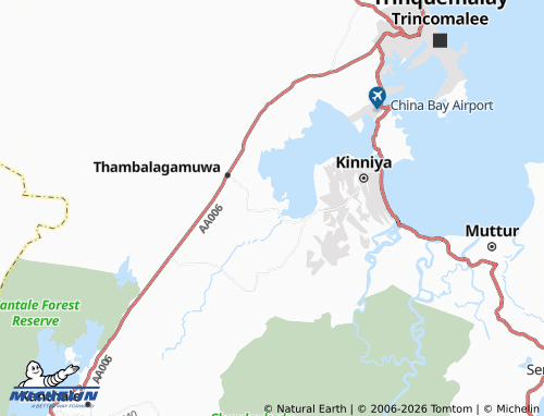MICHELIN-Landkarte Thampalakamam - ViaMichelin