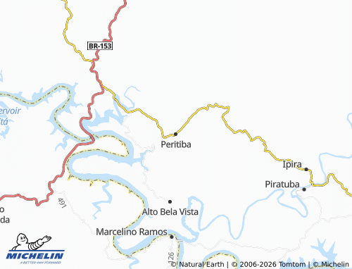 Mapa MICHELIN Peritiba - ViaMichelin