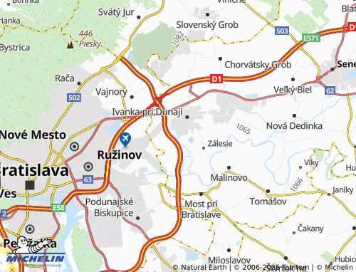 MICHELIN Farná map - ViaMichelin