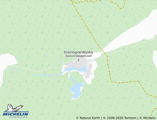 MICHELIN-Landkarte Krasnogvardeyskiy - ViaMichelin