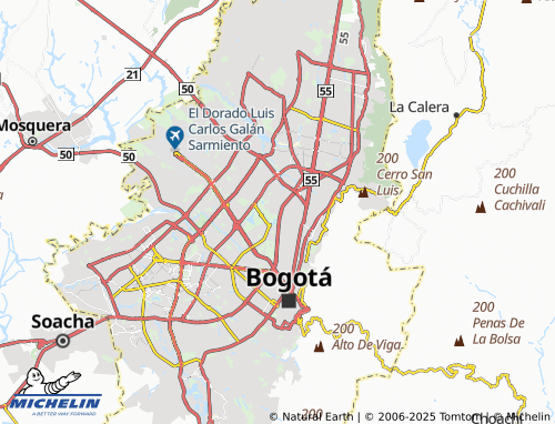 MICHELIN San Miguel map - ViaMichelin