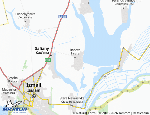 Mapa MICHELIN Bahate - ViaMichelin