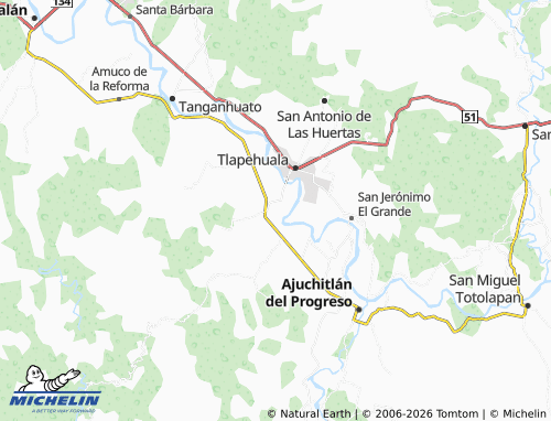 MICHELIN De La Virgen map - ViaMichelin