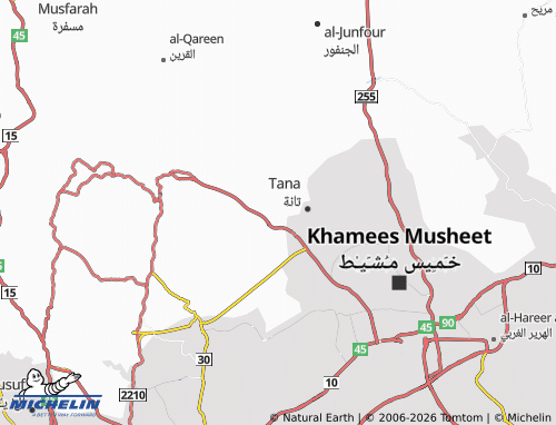 MICHELIN-Landkarte al-Nuzhah - ViaMichelin