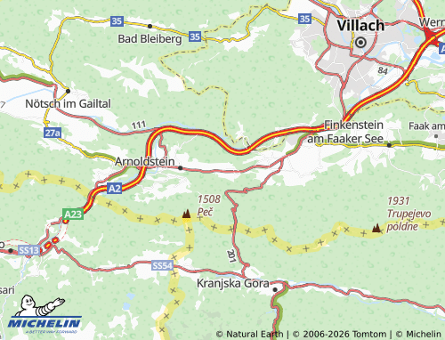 Mapa MICHELIN Pöckau - ViaMichelin
