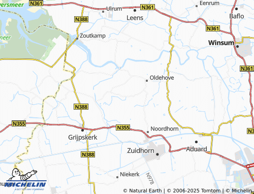 Mapa MICHELIN Niehove - ViaMichelin