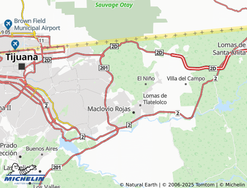 MICHELIN Rojo Gómez map - ViaMichelin