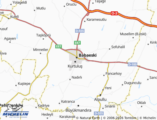 MICHELIN Gazikemal map - ViaMichelin