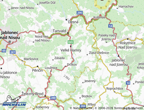 Mappa MICHELIN Plavy - ViaMichelin