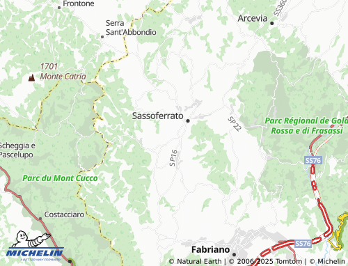Mapa MICHELIN Felcioni - ViaMichelin