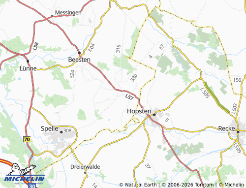MICHELIN Schapen map - ViaMichelin