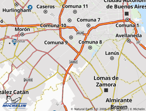 MICHELIN Villa Madero map - ViaMichelin