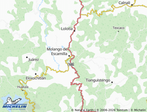 MICHELIN-Landkarte El Calvario - ViaMichelin