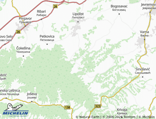 Mapa MICHELIN Radovašnica - ViaMichelin