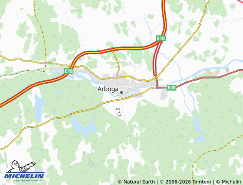 Carte MICHELIN Arboga - ViaMichelin