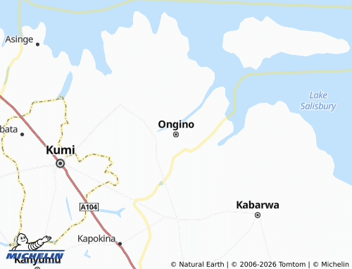 Mapa MICHELIN Ongino - ViaMichelin